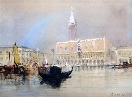 William Clarkson Stanfield (1783-1867) Venice 12.5 x 17in.